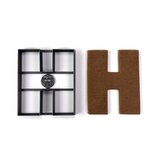 Písmeno H (10cm) vykrajovátko/formička