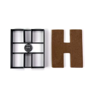 Písmeno H (10cm) vykrajovátko/formička