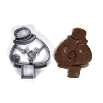 Sněhulák z pohádky o doktorce, která pečuje o plyšové hračky vykrajovátko/formička