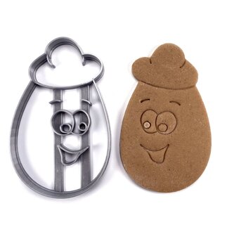 Vejce s kloboukem vykrajovátko/formička