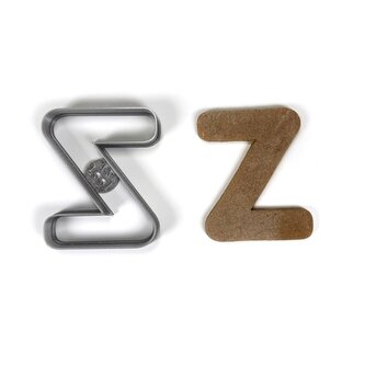 Písmeno Z zaoblené hrany (7cm) vykrajovátko/formička
