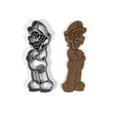 Kníratý chlapík v montérkách vykrajovátko/formička