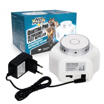 NO Pest Ultrazvukový odpuzovač kun a hlodavců No Pest® Quattro Pro NO Pest Ultrazvukový odpuzovač kun a hlodavců No Pest® Quattro Pro