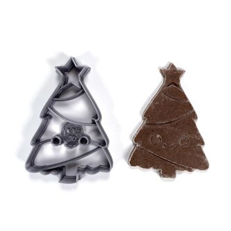 Vánoční stromeček s očima vykrajovátko/formička