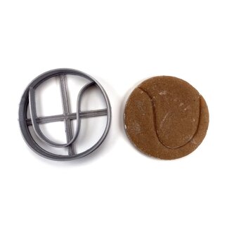 Tenisový míček 2 vykrajovátko/formička