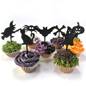 Halloweenské zápichy sada 2, 7 kusů