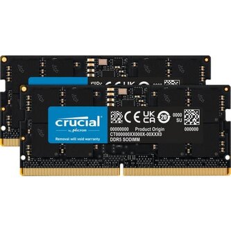 Crucial 32GB=2x16GB SO-DIMM DDR5 5600MHz CL46