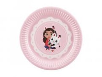 Talerzyki Koci Domek Gabi 18cm 6szt