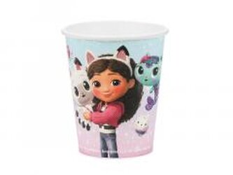 Kubeczki Koci Domek Gabi 250ml 6szt