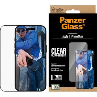 PanzerGlass® Ultra-Wide Fit sklo Apple iPhone Air s instalačním rámečkem