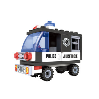Kompatibilní stavebnice BLOXO policie auto 48 ks