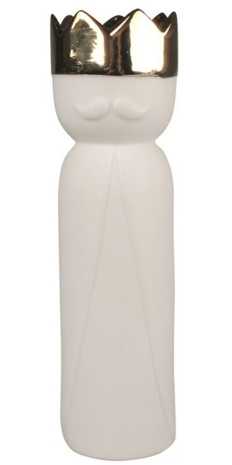 Svícen porcelánový z kolekce Tří králů 5,5 x 21 x 5,5 cm