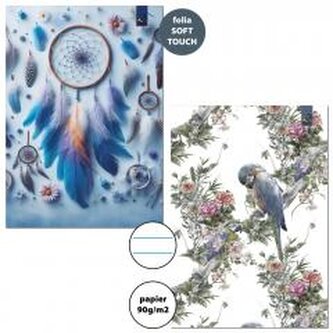 Zeszyt A4/32K linia 90g Boho (6szt)