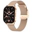 Chytré Hodinky WG AirFlexOne+ - zlaté, 2x řemínek