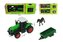 Traktor z przyczepą 16cm i zwierzak.H13520 43068