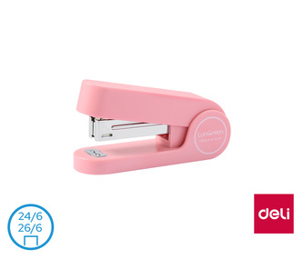 Sešívačka eco DELI EM415 růžová