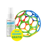 OBALL Hračka Oball RATTLE 10 cm blue 0m+AQUAINT 100% ekologická čisticí voda 50 ml