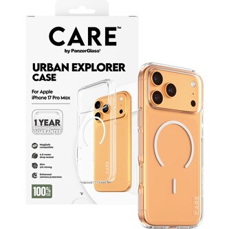 PanzerGlass® CARE Urban kryt s MagSafe Apple iPhone 17 Pro Max čirý/bílý