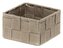 Úložný organizér do zásuvky Compactor TEX - košík S, 12 x 12 x 7 cm, Taupe (šedo-béžový)