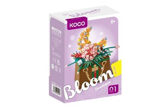 KOCO klocki kwiaty w torebce lato 245el 02097 449