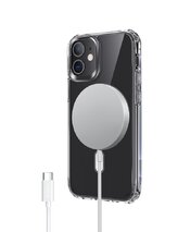 Bezdrátová nabíječka WG FAST MAGNET 15W Qi2+ kabel Type-C - bílá