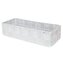 Úložný organizér do zásuvky Compactor Toronto - košík L, 30 x 12 x 7 cm, bílo-šedý