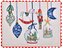Látkové prostírání Christmas Ornaments