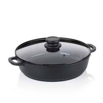 KELA Pánev Atura litý hliník černá 28 cm 3,5l KL-15178 KELA Pánev Atura litý hliník černá 28 cm 3,5l KL-15178