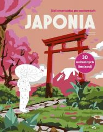 Japonia. Kolorowanka po numerach Japonia. Kolorowanka po numerach