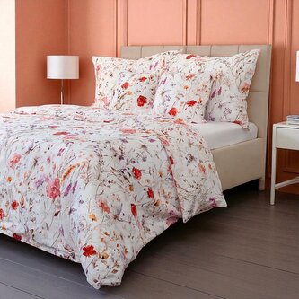 Francouzské saténové povlečení 240x220, 70x90cm Luční tanec