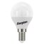 LED žárovka, E14, globe, 4,9W (40W), 470lm, 3000K, ENERGIZER
