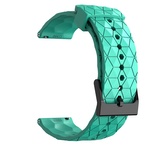Řemínek se vzorem diamantu 22mm,Tyrkysový