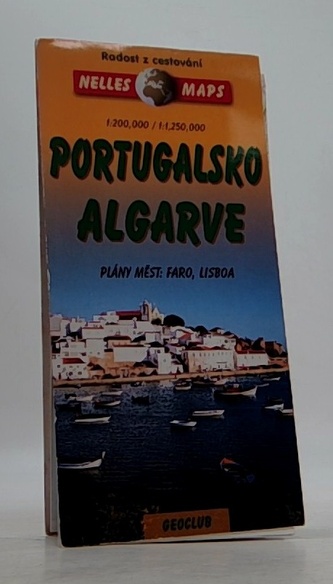 Portugalsko Algarve. Plány měst: Faro, Lisboa 1:200 000 / 1:1 12