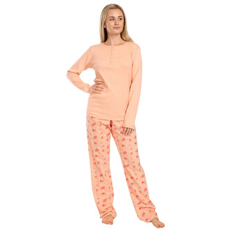 Dámské pyžamo Gina oranžové (19143) L