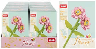 Klocki konstrukcyjne Kwiaty 103 elementy MEGA CREATIVE 567462