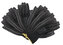 Rukavice pracovní z polyesteru polomáčené v PU GLOVE PE-PU 11, černé, vel 11", 6 párů SIXTOL