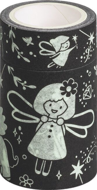 Ozdobná lepicí páska se světelným efektem, víly