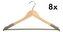 Šatní ramínka 8 ks, lotosové dřevo KESPER 67170