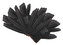 Rukavice pracovní z polyesteru polomáčené v PU GLOVE PE-PU 9, černé, vel 9", 6 párů SIXTOL