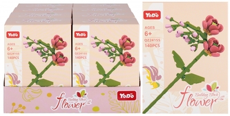 Klocki konstrukcyjne Kwiat 140 elementów MEGA CREATIVE 570801 Klocki konstrukcyjne Kwiat 140 elementów MEGA CREATIVE 570801