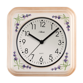 Designové kuchyňské keramické hodiny AT6015 Atlanta 21cm