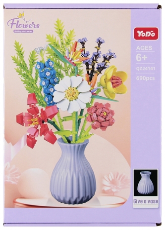Klocki konstrukcyjne Kwiaty 690szt. MEGA CREATIVE 567464 Klocki konstrukcyjne Kwiaty 690szt. MEGA CREATIVE 567464