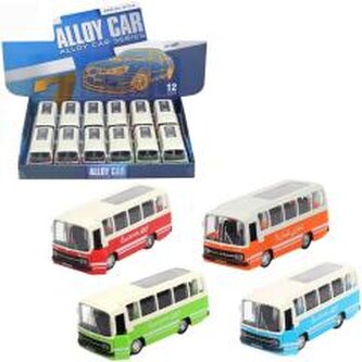 Autobus metalowy z dźwiękiem i światłem MIX Autobus metalowy z dźwiękiem i światłem MIX