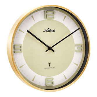 Designové nástěnné hodiny AT4531-9 Atlanta 30cm řízené signálem DCF