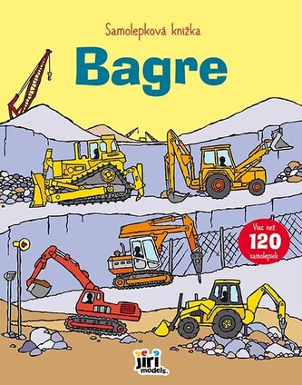 Samolepková knížka Bagry