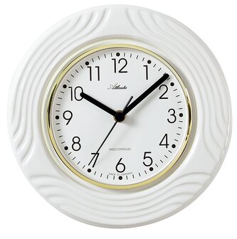 Designové kuchyňské keramické hodiny AT6020 Atlanta řízené signálem DCF 24cm