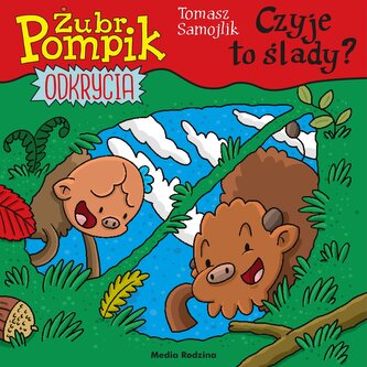 Żubr Pompik. Odkrycia. Tom 15. Czyje to ślady?