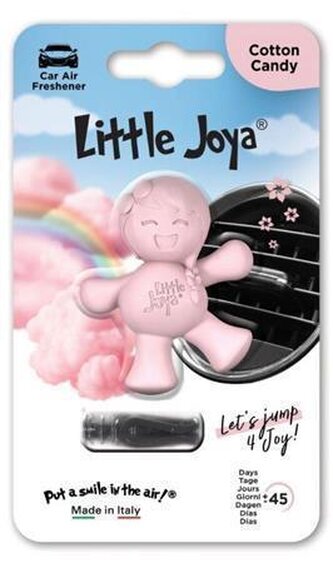 Vůně do auta "Cotton Candy", růžová, LITTLE JOYA 7640125380217