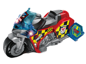Motorka policie s efekty 25 cm