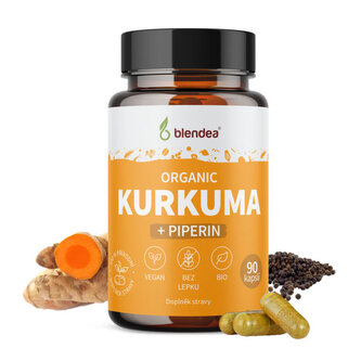 Blendea Kurkuma + Piperin 90 kapslí